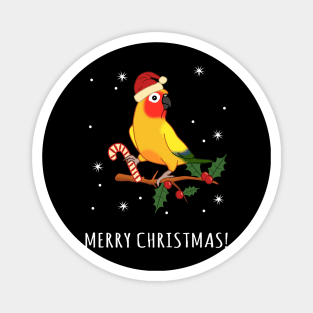 Merry christmas Sun Conure Magnet